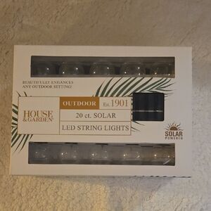 LED OUTDOOR SOLAR LIGHTS NIP